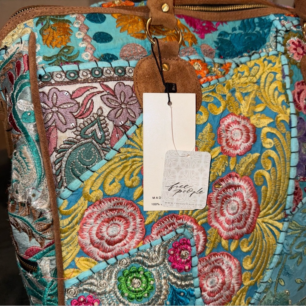 Free People Marrakesh Patched Weekender bag - Picture 6 of 16